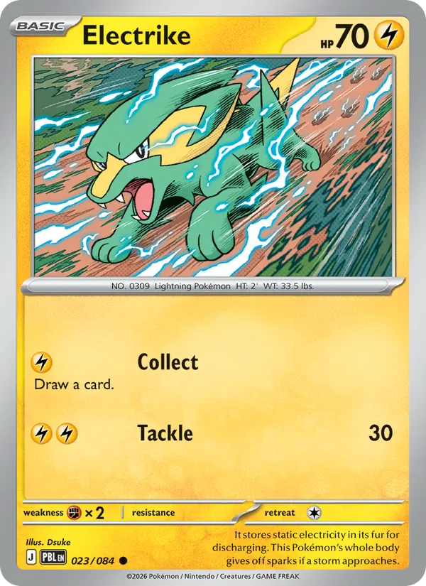 Electrike | PBL (Reverse Holo) - Pokemon card