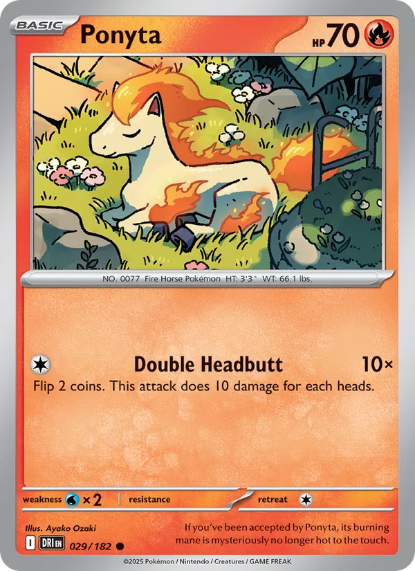 Ponyta - DRI 029/182 - Pokemon card