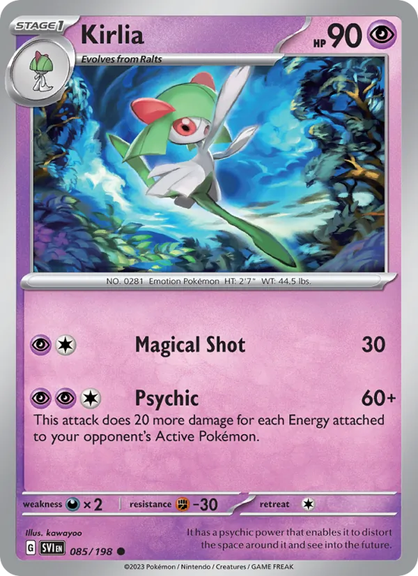 Kirlia - SVI 085/198 - Pokemon card