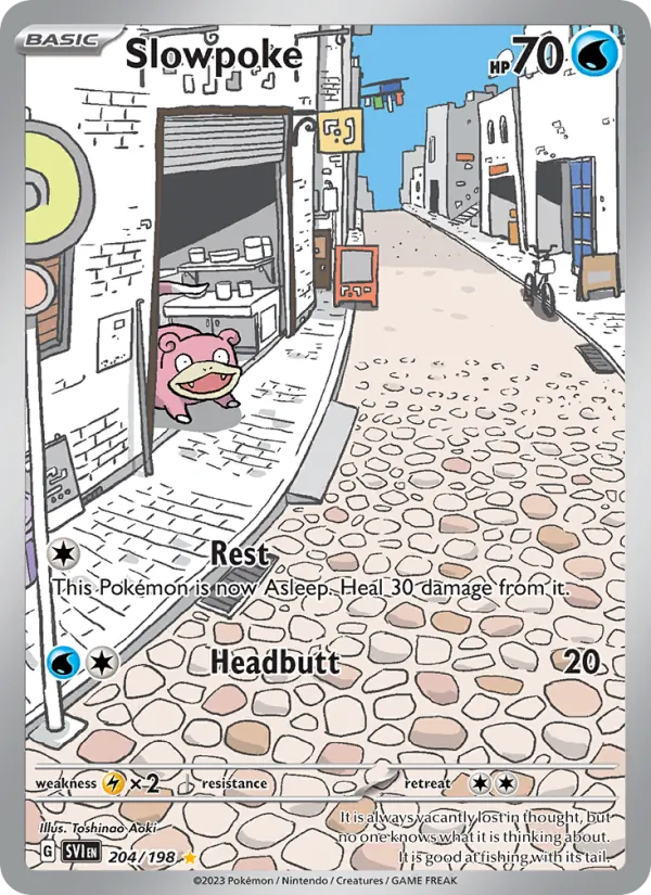 Slowpoke - SVI 204/198 (Holo) - Pokemon card