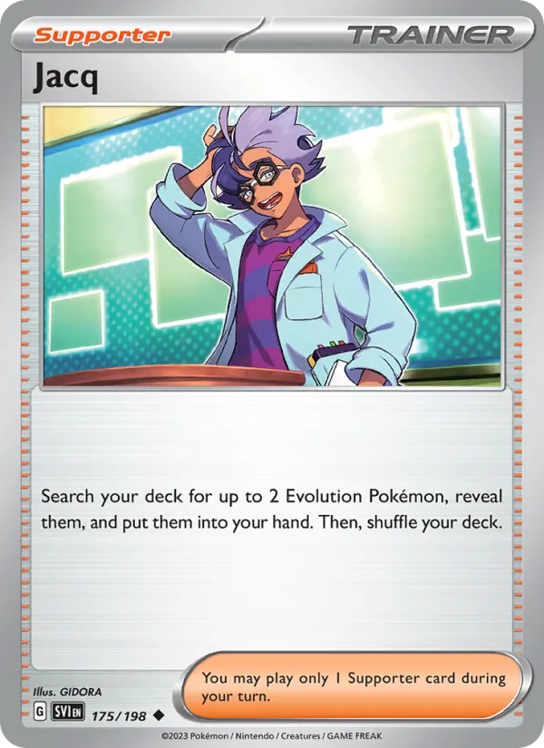 Jacq - SVI 175/198 - Pokemon card