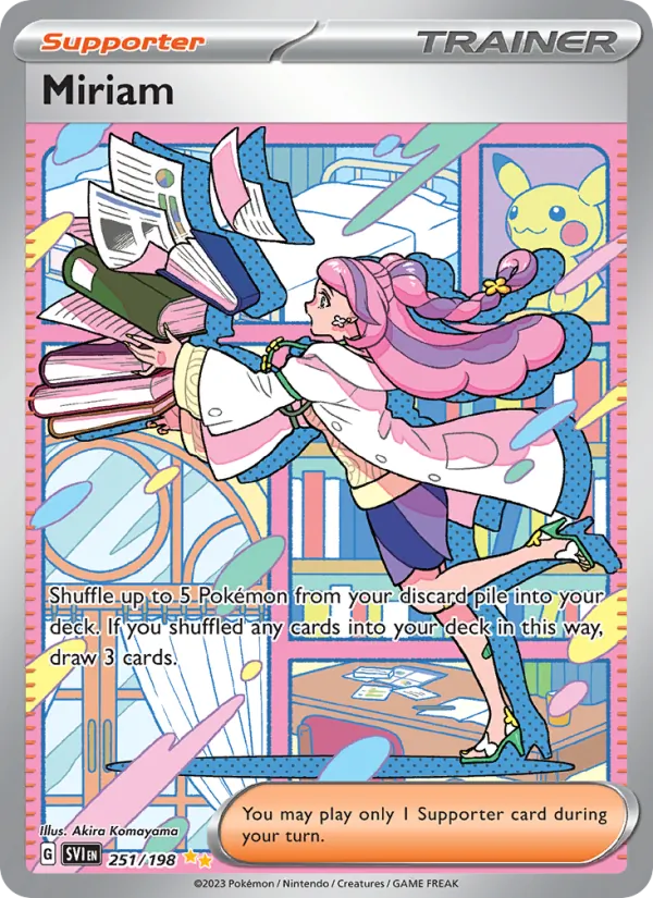Miriam - SVI 251/198 (Holo) - Pokemon card