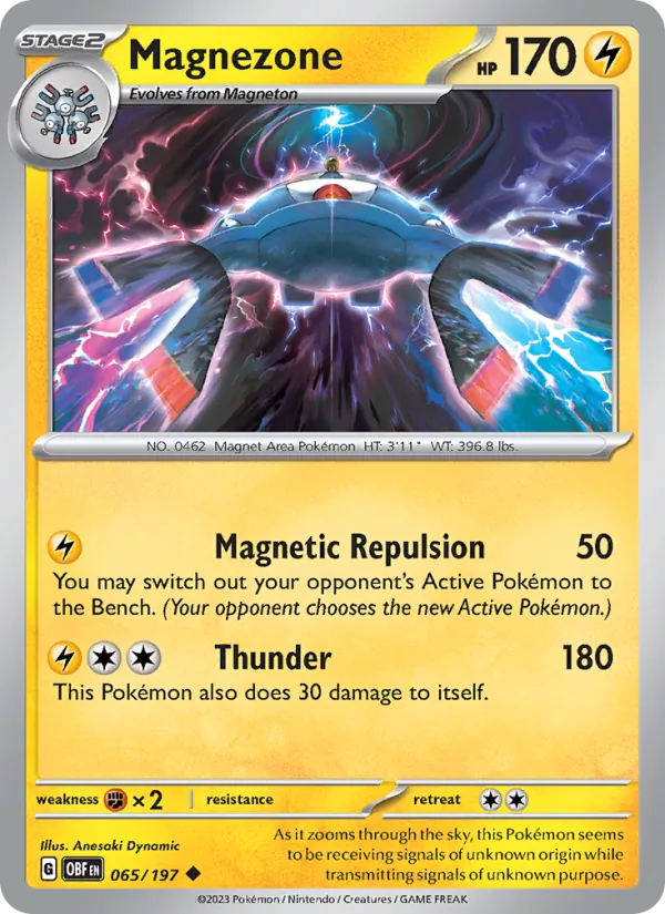 Magnezone - OBF 065/197 - Pokemon card
