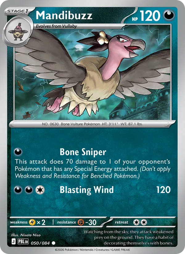 Mandibuzz | PBL - Pokemon card