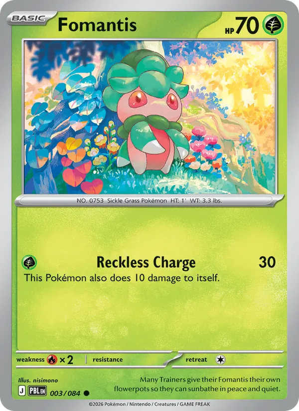 Fomantis | PBL - Pokemon card