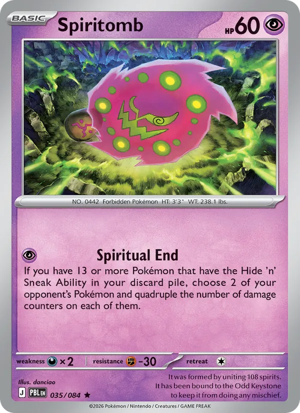 Spiritomb | PBL - Pokemon card